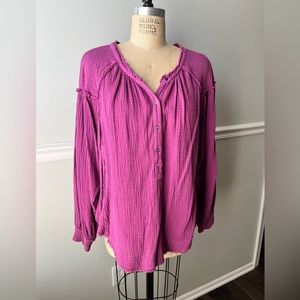 We The Free Gauze Blouse